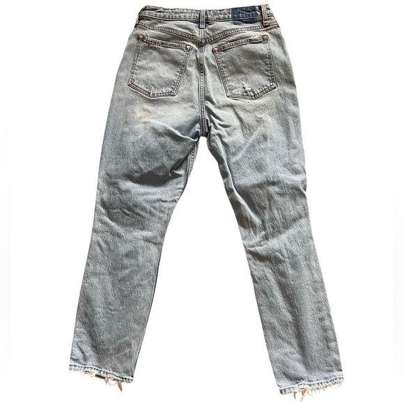 Abercrombie & Fitch Curve Love Distressed Mom Jean - Picture 5 of 5